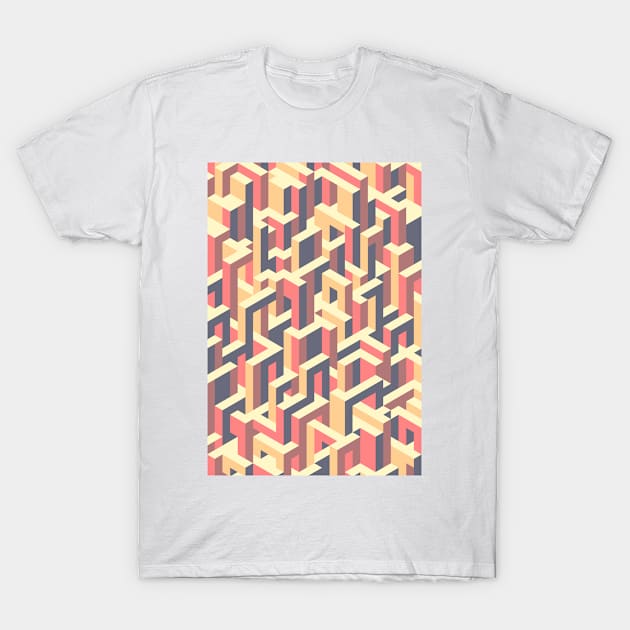 Abstract - Isometric - Sunshine T-Shirt by 2891 Design